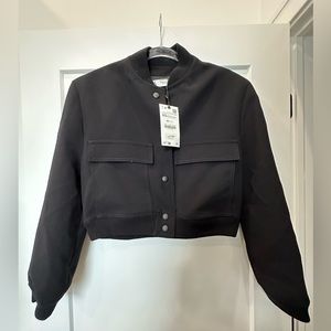 ZARA maxi pocket bomber